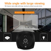 N7 Campanello video Smart Cat Eye con schermo da 4,5 pollici 1080P HD per visione notturna con rilevamento del movimento