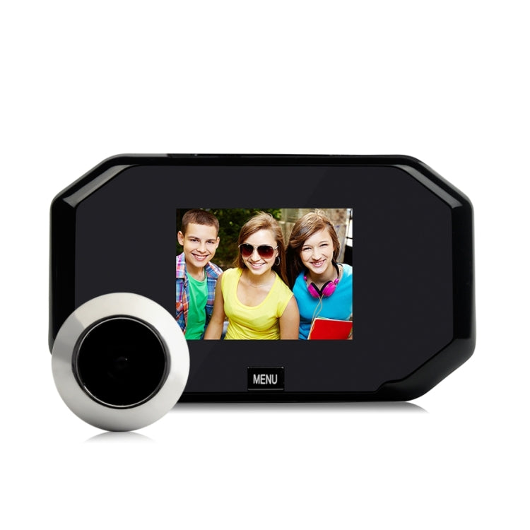 Danmini YB-30BH Schermo da 3 pollici Telecamera di sicurezza da 1.0MP Scatta foto Spioncino della porta, supporta la scheda TF, 1.0MP TF Card