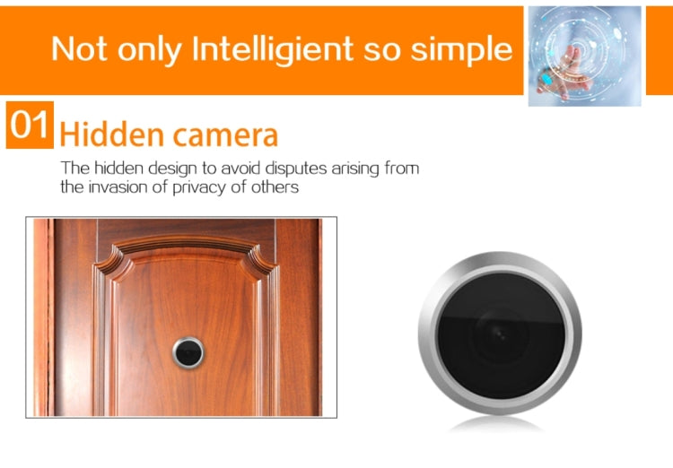 Spioncino digitale con schermo 3 pollici e fotocamera 1.0MP