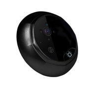 Danmini W5 Schermo da 2,4 pollici Telecamera di sicurezza da 2,0 MP Campanello con visualizzatore spioncino senza disturbo, supporto scheda TF/visione notturna/registrazione video, W5