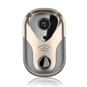 Campanello citofono HD di rete Smart Visual WIFI 1.3MP 163Eye L1-NJ, supporto scheda micro SD e visione notturna, 163Eye Gold, 163Eye