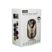 Campanello citofono HD di rete Smart Visual WIFI 1.3MP 163Eye L1-NJ, supporto scheda micro SD e visione notturna, 163Eye Gold, 163Eye