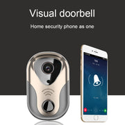 Campanello citofono HD di rete Smart Visual WIFI 1.3MP 163Eye L1-NJ, supporto scheda micro SD e visione notturna, 163Eye Gold, 163Eye