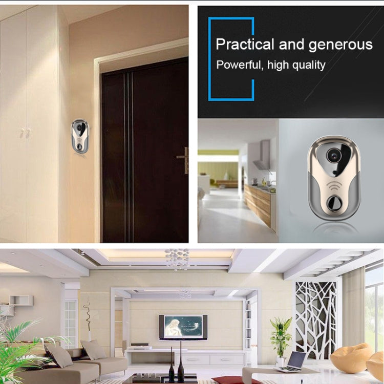 Campanello citofono smart WiFi HD 1.3MP con visione notturna
