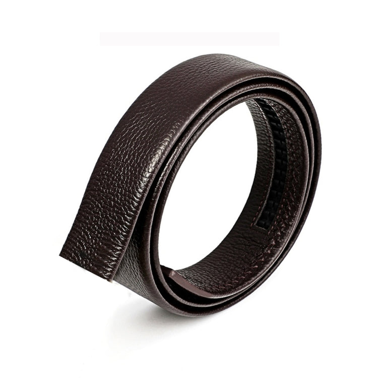 Cintura uomo casual in pelle di mucca 110 cm