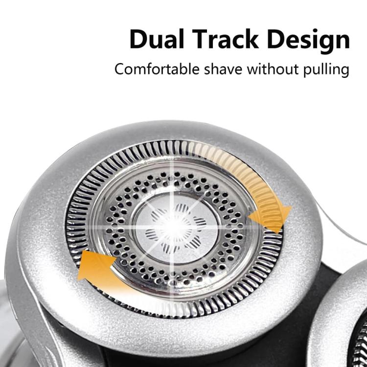 Testina di ricambio per rasoio Philips SH98 SP9860 SP9863 SP9880 9000, Silver