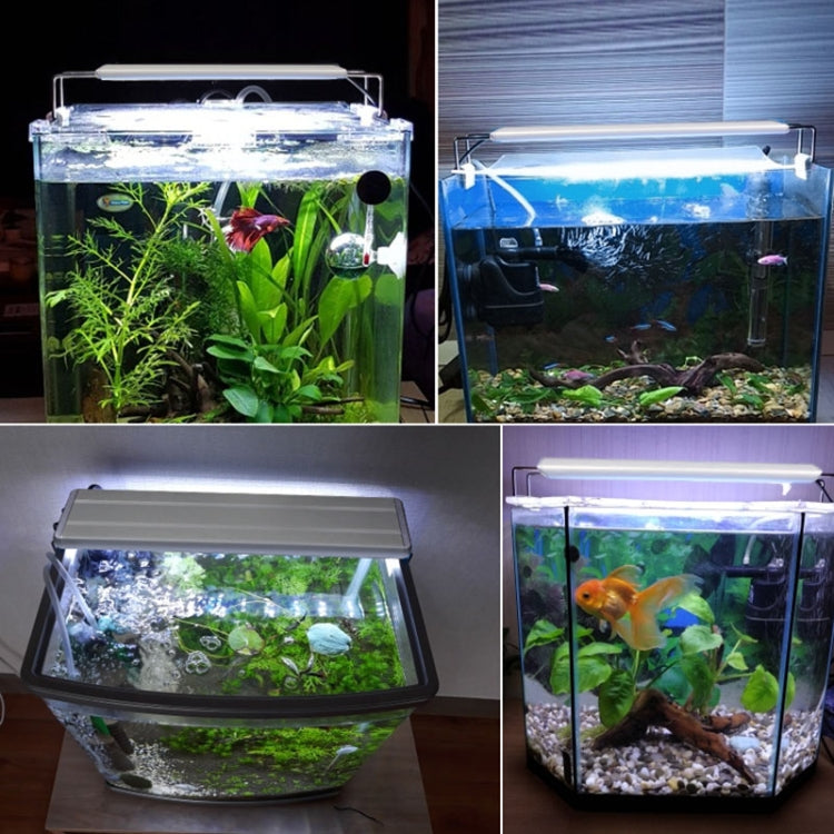 Lampada con staffa acquatica a LED per acquario in vetro per acquario XY-50K, spina americana, XY-50K