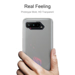 Per Asus ROG Phone 5 Custodia protettiva morbida in TPU trasparente ultrasottile da 0,75 mm, For Asus ROG Phone 5