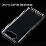 Per Asus ROG Phone 5 Custodia protettiva morbida in TPU trasparente ultrasottile da 0,75 mm, For Asus ROG Phone 5