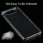Per Asus ROG Phone 5 Custodia protettiva morbida in TPU trasparente ultrasottile da 0,75 mm, For Asus ROG Phone 5