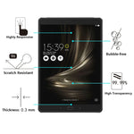 75 PZ per ASUS ZenPad 3S 10 / Z500 Pellicola per schermo in vetro temperato con durezza 0,3 mm 9H, For Z500