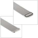 Cinturino magnetico da 18 mm con cinturino milanese in acciaio inossidabile con chiusura magnetica con cinturino per cinturino Huawei Watch 5, Milanese Loop