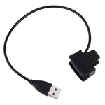 Cavo clip caricatore USB per Fitbit Alta Watch con pulsante di ripristino, lunghezza: 30 cm