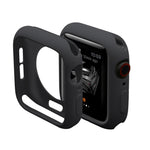 ENKAY Hat-Prince 2 in 1 Guscio protettivo semi-rivestito in TPU + Proteggi schermo HD curvato a caldo in PET a schermo intero 3D per Apple Watch Serie 5 e 4 40mm, 40mm