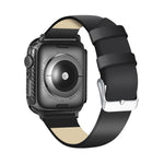 ENKAY Hat-Prince 2 in 1 Guscio protettivo semi-rivestito in fibra di carbonio con texture TPU + Proteggi schermo HD curvo con piegatura termica a schermo intero 3D per Apple Watch Serie 5 e 4 40 mm, For Apple Watch Series 6 / 5 / 4 / Watch SE 40mm