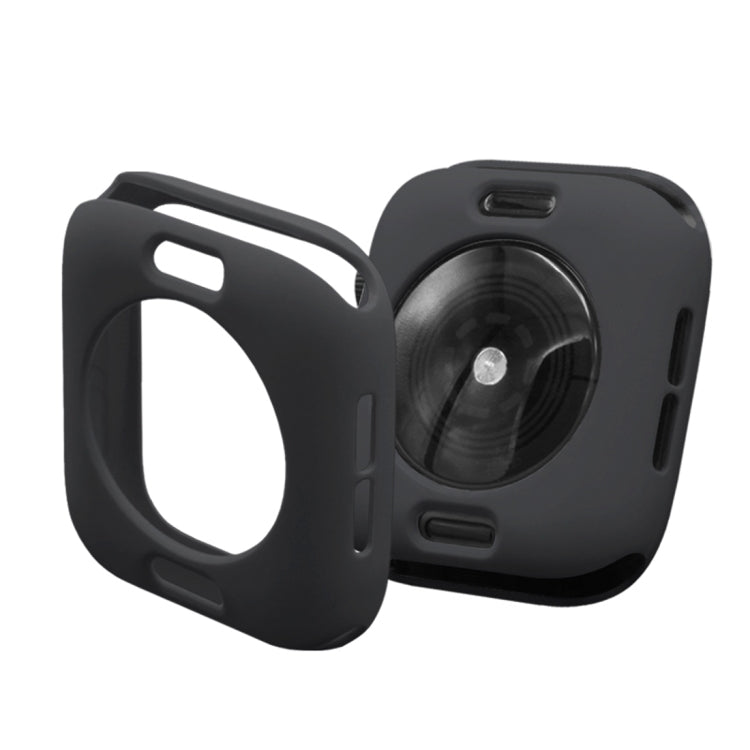 ENKAY Hat-Prince 2 in 1 Guscio protettivo semi-rivestito in TPU + Proteggi schermo HD curvato a caldo in PET a schermo intero 3D per Apple Watch Serie 5 e 4 44mm, For Apple Watch Series 6 / 5 / 4 / Watch SE 44mm