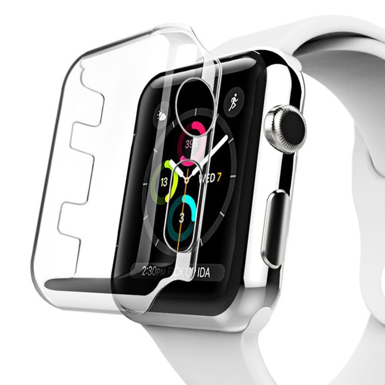 Per Apple Watch Series 3 Custodia protettiva per PC trasparente da 42 mm, For Apple Watch Series 3 / 2 / 1 42mm