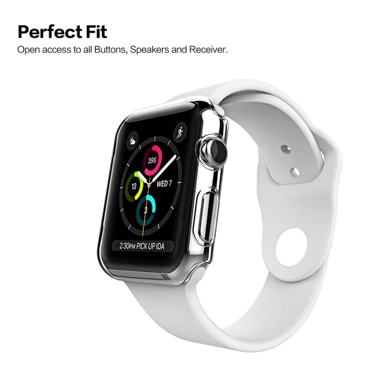 Per Apple Watch Series 3 Custodia protettiva per PC trasparente da 42 mm, For Apple Watch Series 3 / 2 / 1 42mm