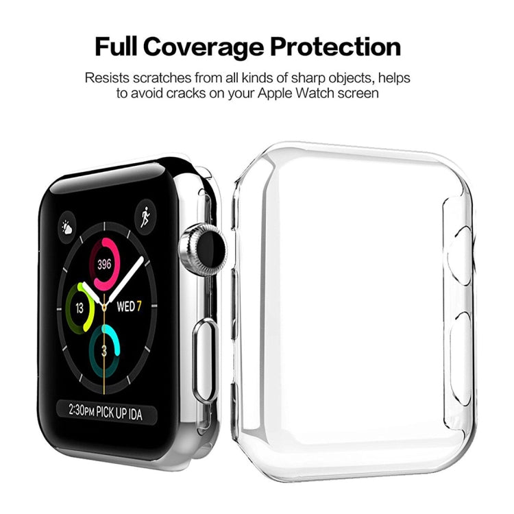 Per Apple Watch Series 3 Custodia protettiva per PC trasparente da 42 mm, For Apple Watch Series 3 / 2 / 1 42mm