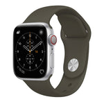 Per Apple Watch serie 3, 2 e 1, cinturino da polso in silicone stile semplice e alla moda da 38 mm, For 38mm