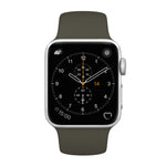 Per Apple Watch serie 3, 2 e 1, cinturino da polso in silicone stile semplice e alla moda da 38 mm, For 38mm