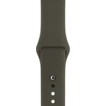 Per Apple Watch serie 3, 2 e 1, cinturino da polso in silicone stile semplice e alla moda da 38 mm, For 38mm