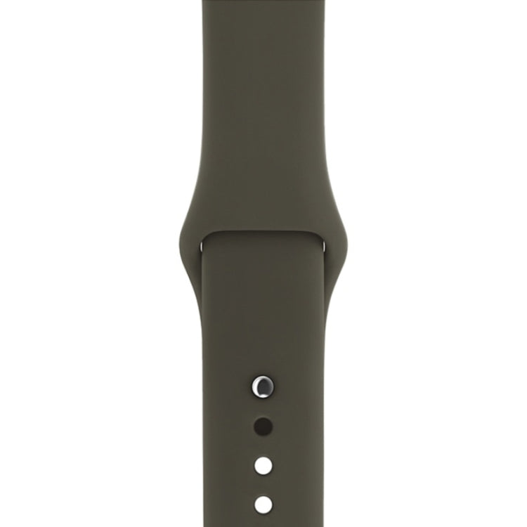Per Apple Watch serie 3, 2 e 1, cinturino da polso in silicone stile semplice e alla moda da 38 mm, For 38mm