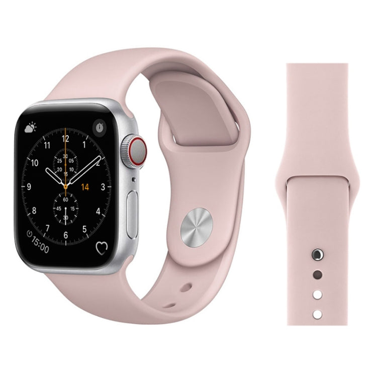 Per Apple Watch serie 3, 2 e 1, cinturino da polso in silicone stile semplice e alla moda da 38 mm, For 38mm