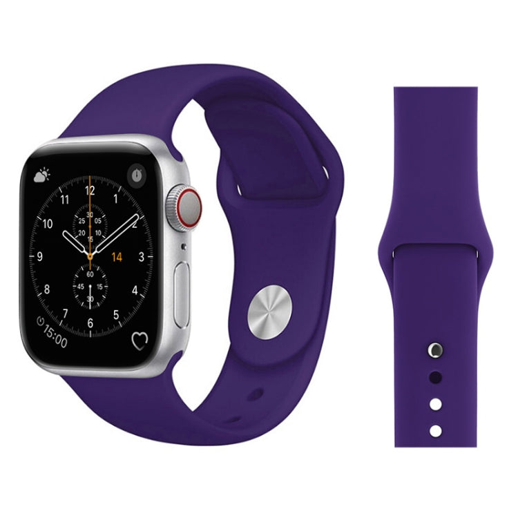Per Apple Watch serie 3, 2 e 1, cinturino da polso in silicone stile semplice e alla moda da 38 mm, For 38mm