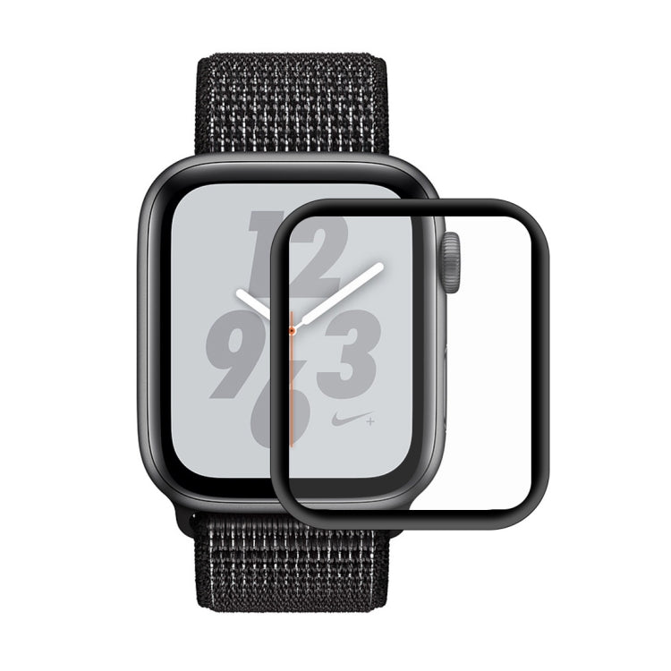 ENKAY Hat-Prince 3D Schermo intero Galvanotecnica PET Curvo Piegatura a caldo Proteggi schermo HD per Apple Watch Serie 4 44mm, For Apple Watch Series 6 / 5 / 4 / Watch SE 44mm