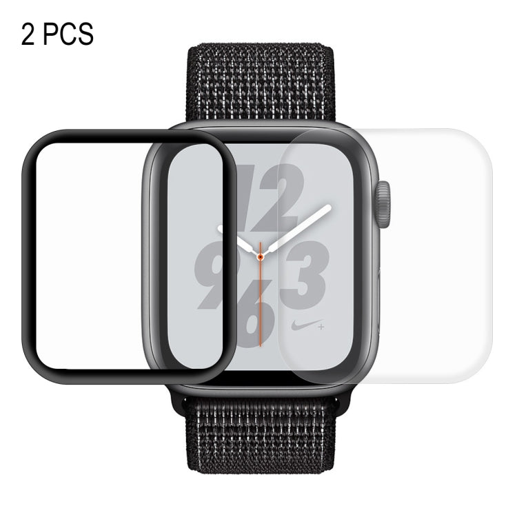 2 PZ ENKAY Hat-Prince 3D a schermo intero PET + 3D a schermo intero Galvanotecnica PET Curvo Piegatura a caldo Proteggi schermo HD per Apple Watch Series 4 44mm, For Apple Watch Series 6 / 5 / 4 / Watch SE 44mm