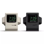 Stazione di supporto per supporto dock di ricarica per orologio Apple in gel di silice stile retrò