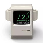 Stazione di supporto per supporto dock di ricarica per orologio Apple in gel di silice stile retrò