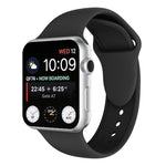 Cinturino in silicone con doppi rivetti per Apple Watch serie 3, 2 e 1 42 mm, Apple Watch 42mm