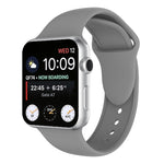 Cinturino in silicone con doppi rivetti per Apple Watch serie 3, 2 e 1 42 mm, Apple Watch 42mm