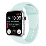Cinturino in silicone con doppi rivetti per Apple Watch serie 3, 2 e 1 42 mm, Apple Watch 42mm