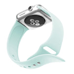 Cinturino in silicone con doppi rivetti per Apple Watch serie 3, 2 e 1 42 mm, Apple Watch 42mm