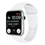 Cinturino in silicone con doppi rivetti per Apple Watch serie 3, 2 e 1 42 mm, Apple Watch 42mm