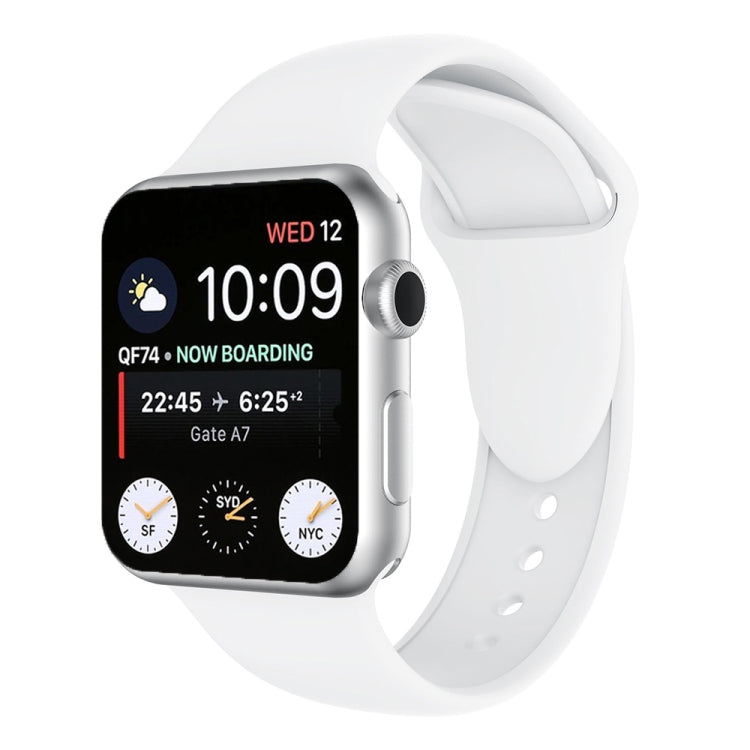 Cinturino in silicone con doppi rivetti per Apple Watch serie 3, 2 e 1 42 mm, Apple Watch 42mm