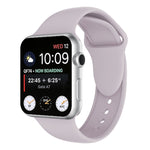 Cinturino in silicone con doppi rivetti per Apple Watch serie 3, 2 e 1 38 mm, Apple Watch 38mm