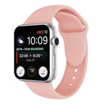 Cinturino in silicone con doppi rivetti per Apple Watch serie 3, 2 e 1 38 mm, Apple Watch 38mm