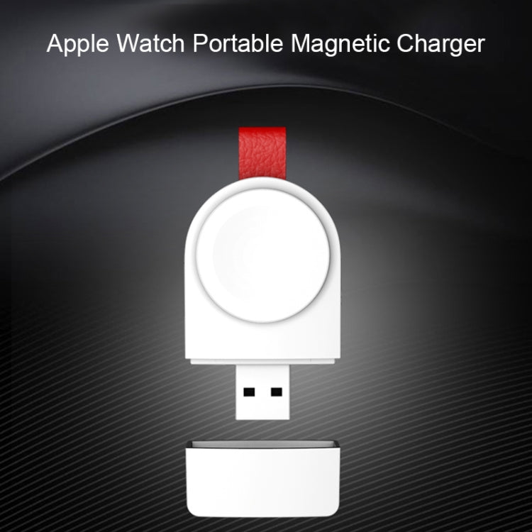 Caricabatterie wireless magnetico standard portatile universale A3 Qi per Apple Watch serie 4 e 3 e 2 e 1