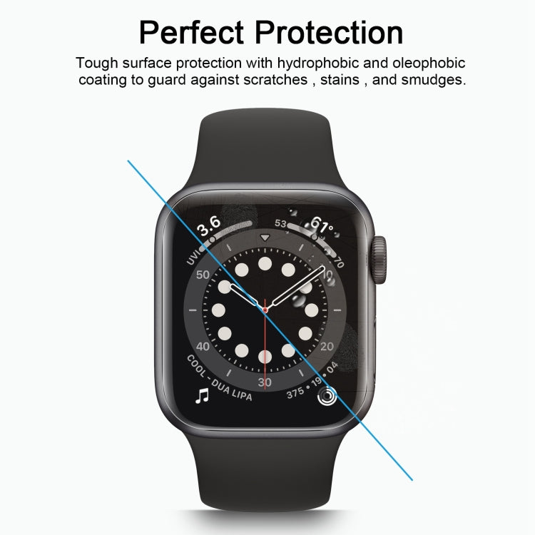 Pellicola in vetro temperato 9H 2.5D per Apple Watch serie 5/4 40mm, For Apple Watch Series 6 / 5 / 4 / Watch SE 40mm