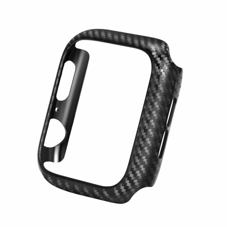 Cinturino in vera pelle in fibra di carbonio + telaio per Apple Watch serie 3, 2 e 1 38 mm, Apple Watch Series 3 & 2 & 1 38mm