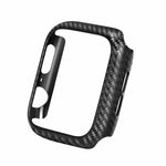 Cinturino in vera pelle in fibra di carbonio + telaio per Apple Watch serie 3, 2 e 1 42 mm, Apple Watch Series 3 & 2 & 1 42mm