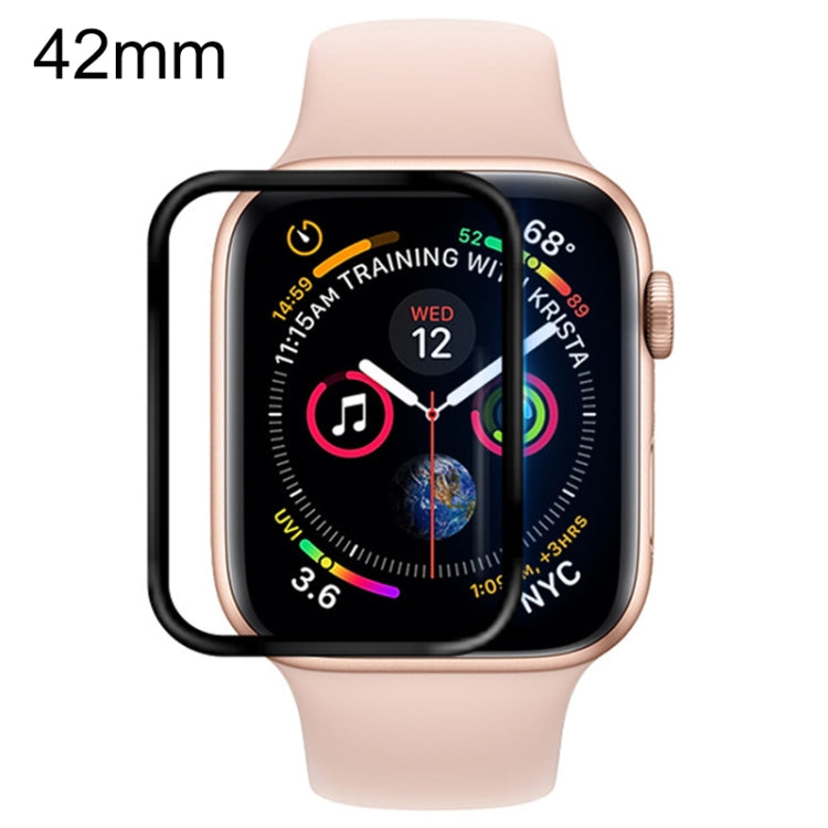 Per Apple Watch Proteggi schermo a copertura totale con pellicola morbida in PET da 42 mm, For Apple Watch Series 3 / 2 / 1 42mm
