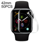 50 pezzi per Apple Watch Protezione frontale con pellicola morbida idrogel da 42 mm, For Apple Watch Series 3 / 2 / 1 42mm(50 PCS)