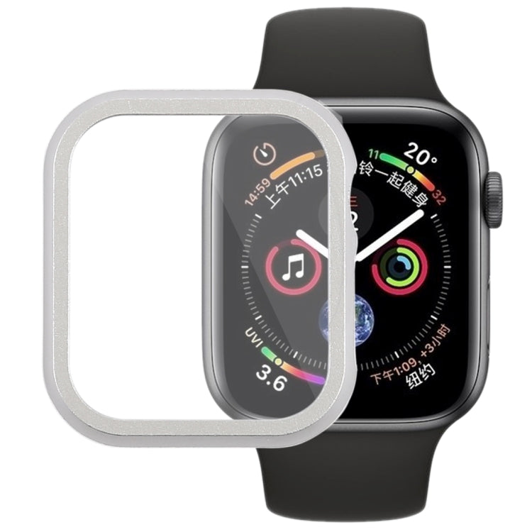 Custodia protettiva con telaio anteriore in metallo per Apple Watch serie 5 e 4 40 mm, For Apple Watch Series 6 / 5 / 4 / Watch SE 40mm