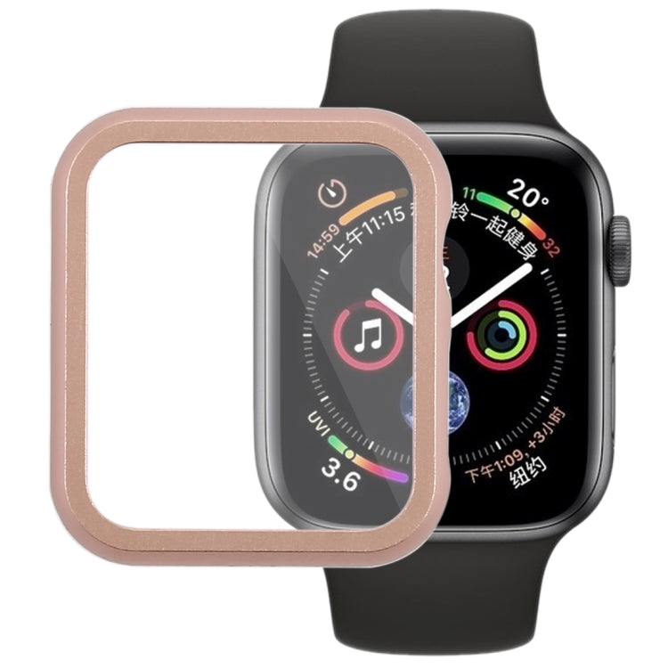 Custodia protettiva con telaio anteriore in metallo per Apple Watch serie 5 e 4 44 mm, For Apple Watch Series 6 / 5 / 4 / Watch SE 44mm