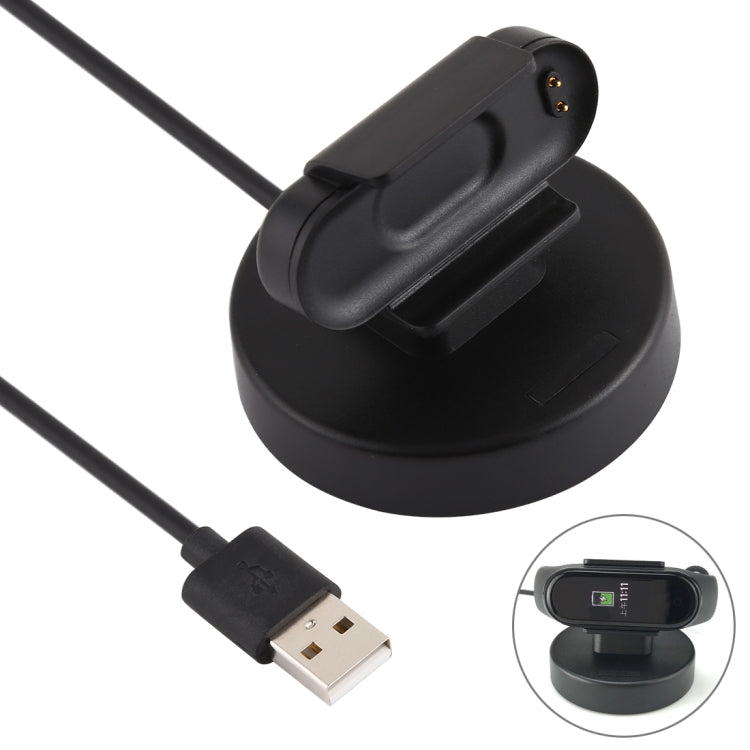 Per supporto base base di ricarica per caricabatterie Xiaomi Mi Band 4 con cavo di ricarica da 1 m